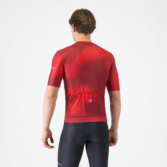 CASTELLI VORTICE JERSEY RED/RICH RED