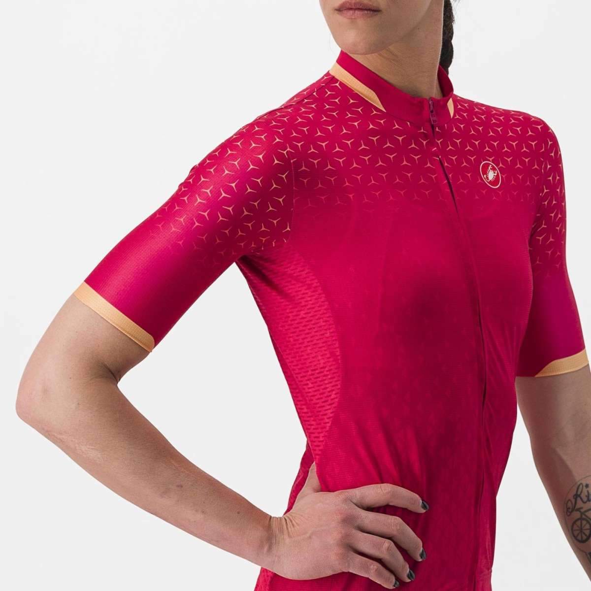 CASTELLI PEZZI JERSEY PERSIAN RED