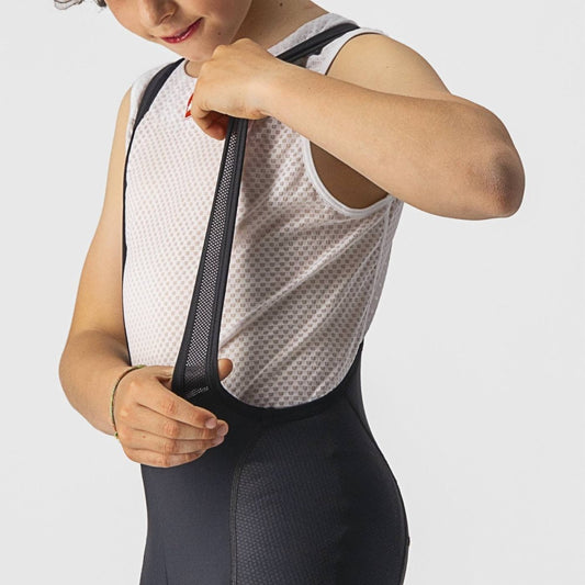 CASTELLI JR COMPETIZIONE BIBSHORT BLACK/WHITE