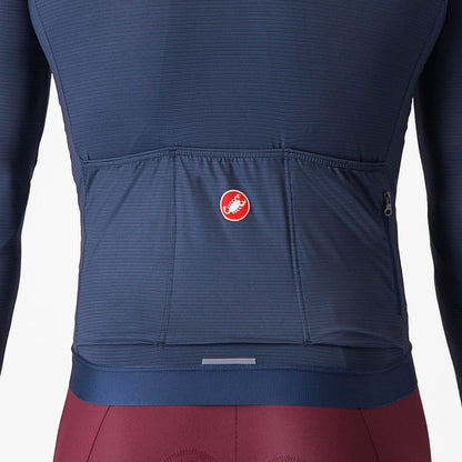 CASTELLI ESPRESSO LS JERSEY BELGIAN BLUE/SILVER MOON