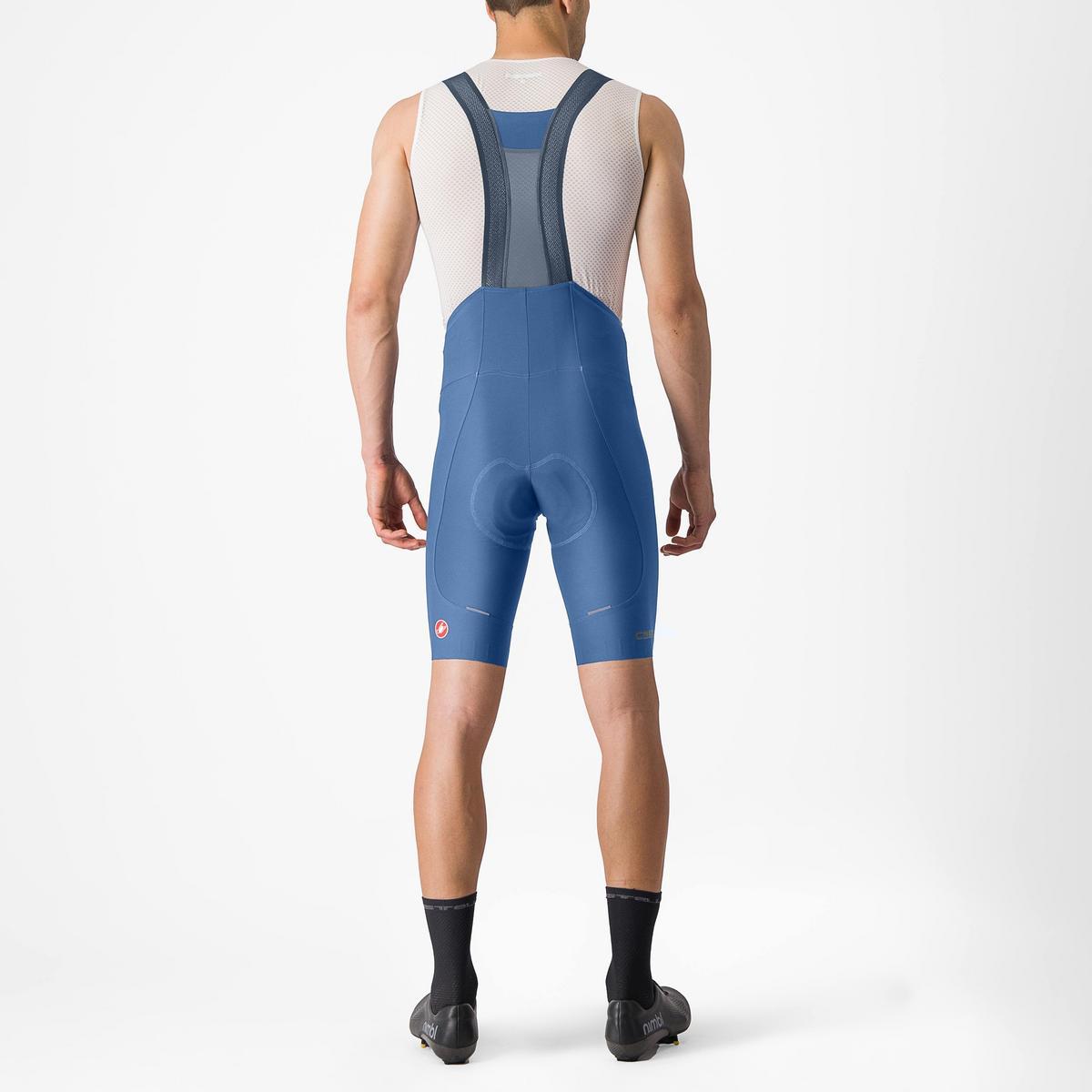 CASTELLI ESPRESSO BIBSHORT STEEL BLUE