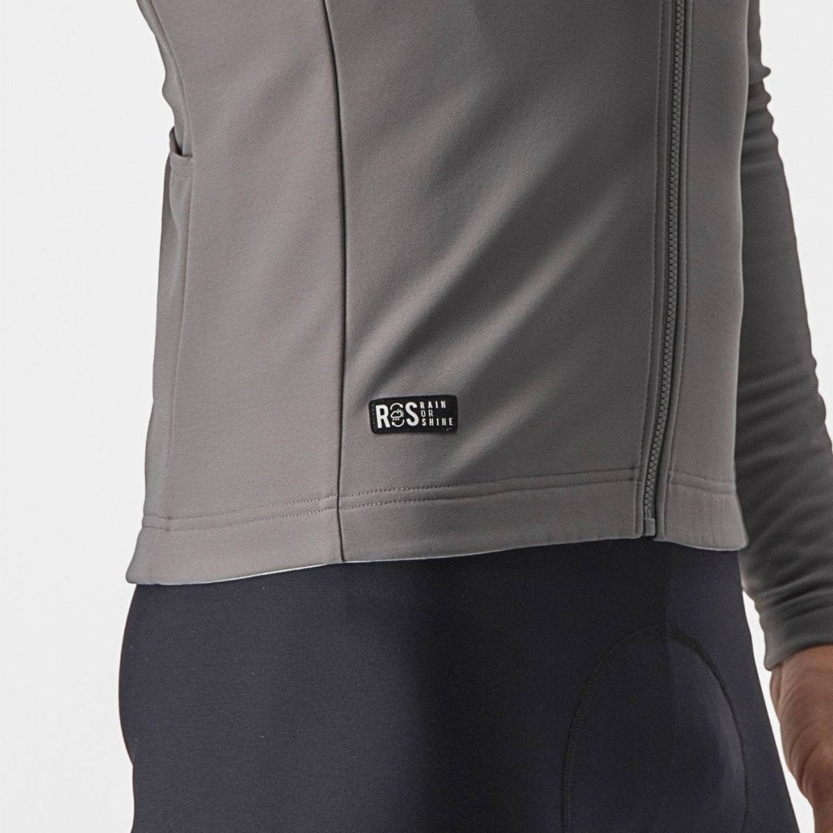 CASTELLI TUTTO NANO RoS JERSEY NICKEL GRAY