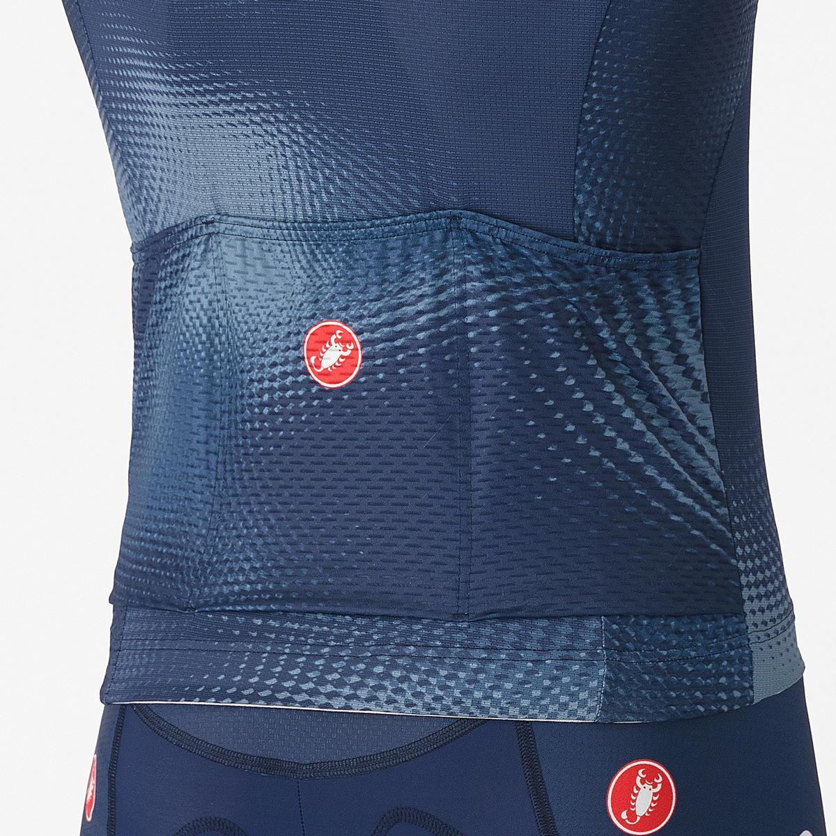 CASTELLI VORTICE JERSEY BELGIAN BLUE/LIGHT STEEL BLUE