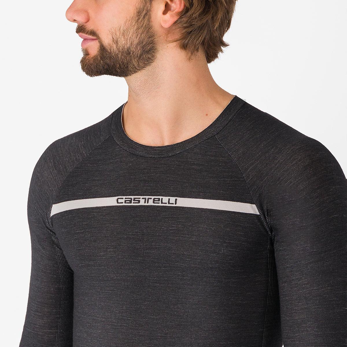 CASTELLI MERINO SEAMLESS BASELAYER BLACK
