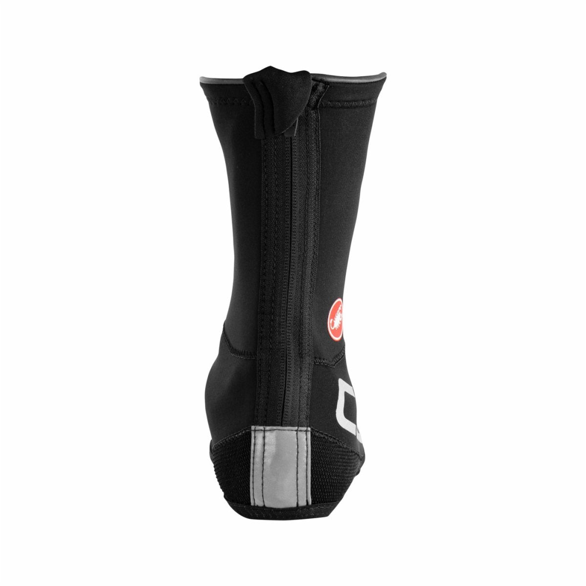 CASTELLI DILUVIO UL SHOECOVER BLACK/SILVER REFLEX
