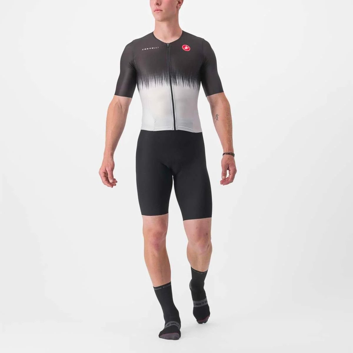 CASTELLI SANREMO ULTRA SPEED SUIT BLACK/SILVER GRAY