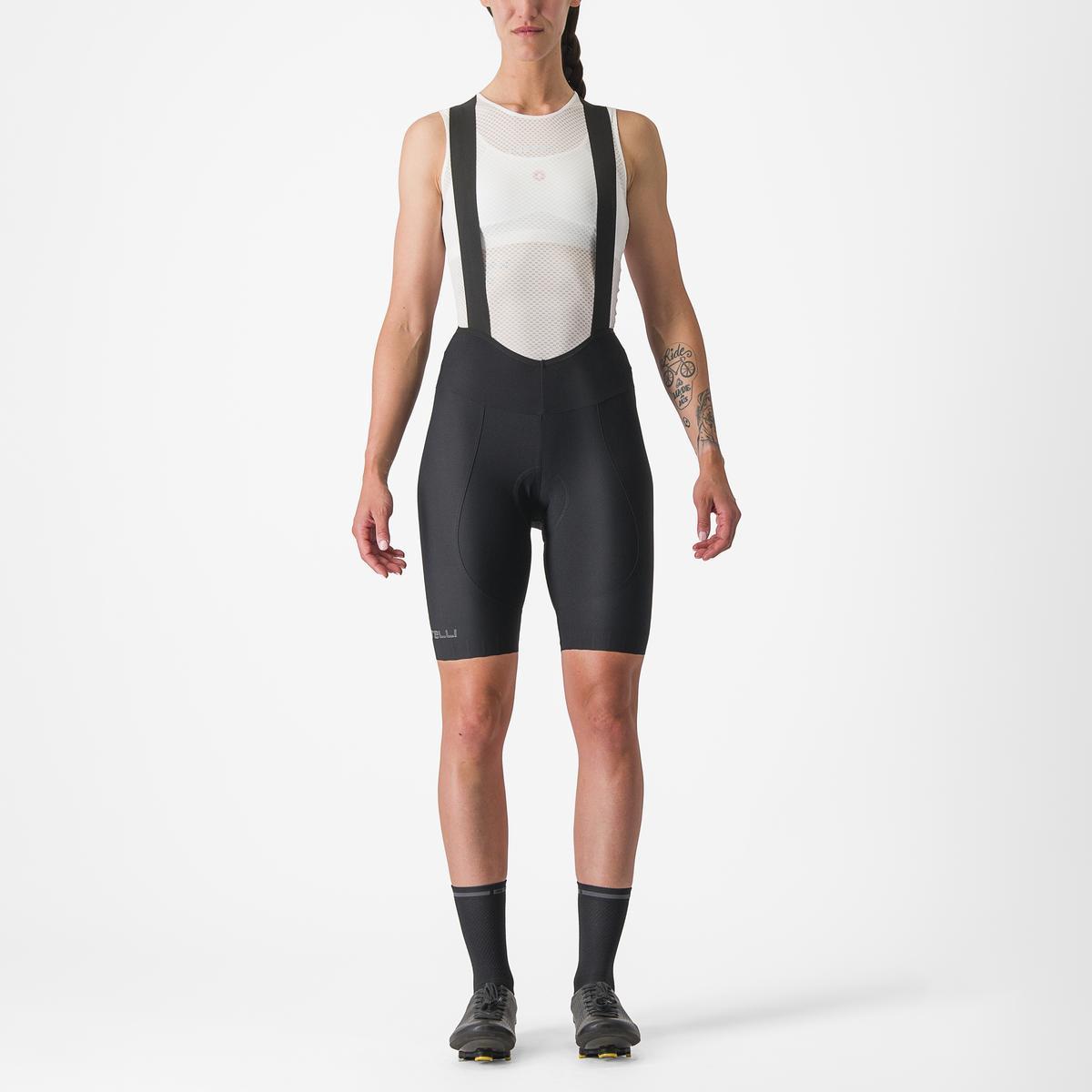 CASTELLI ESPRESSO WOMENS DT BIBSHORT BLACK