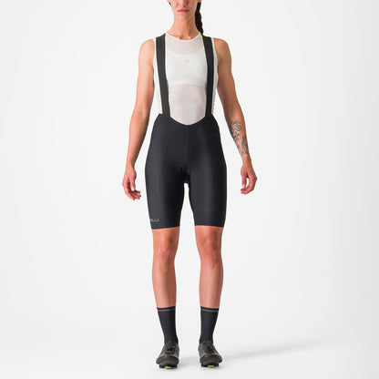 CASTELLI ESPRESSO WOMENS DT BIBSHORT BLACK