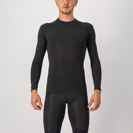 CASTELLI CORE SEAMLESS BASE LAYER LS BLACK