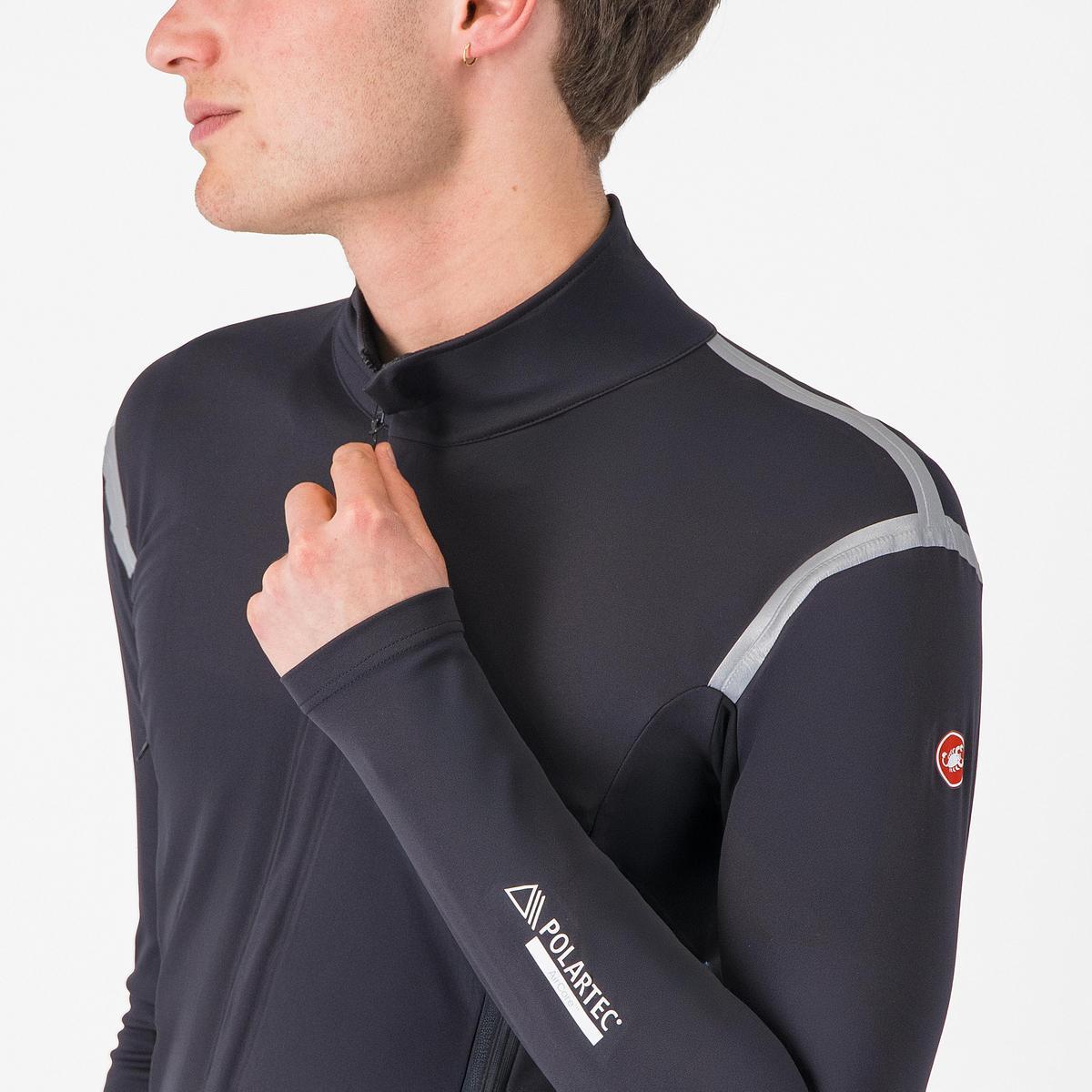 CASTELLI PERFETTO RoS 3 JACKET LIGHT BLACK/SILVER REFLEX