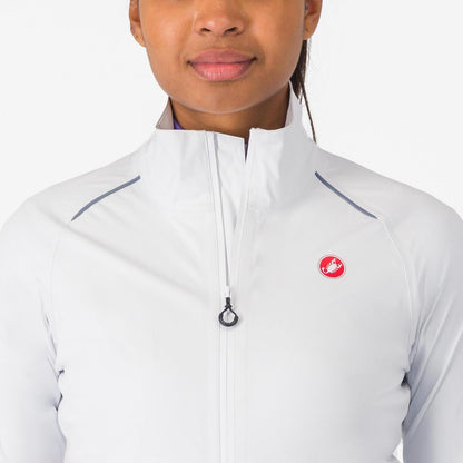 CASTELLI EMERGENCY 3 WOMENS RAIN JACKET WHITE