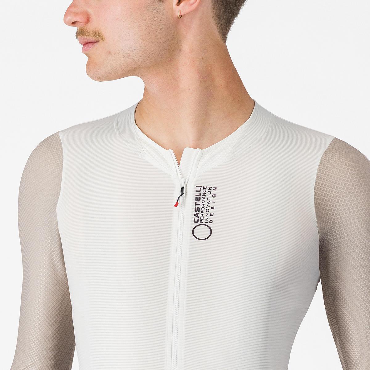 CASTELLI CORRETTO LS JERSEY IVORY/CLAY-BLACK