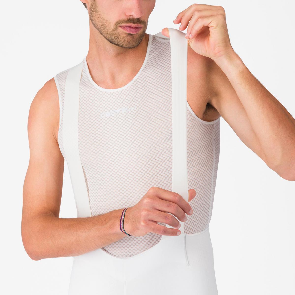 CASTELLI FREE AERO RACE S BIBSHORT WHITE