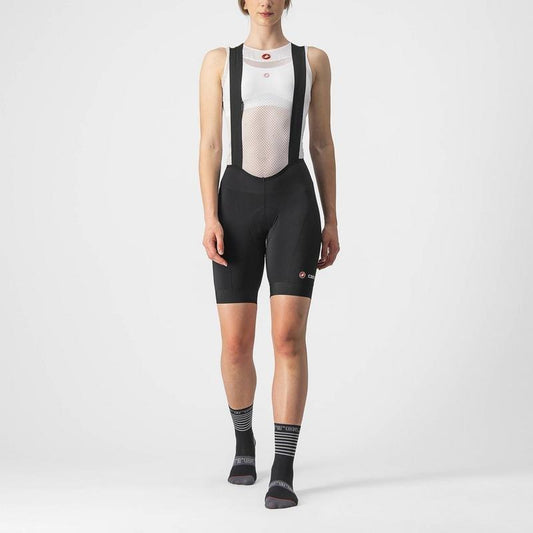 CASTELLI ENDURANCE WOMENS BIBSHORT BLACK