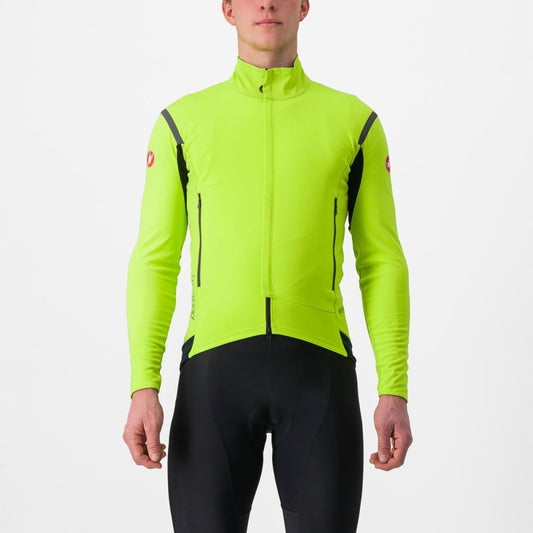 CASTELLI PERFETTO RoS 2 JACKET ELECTRIC LIME/DARK GRAY