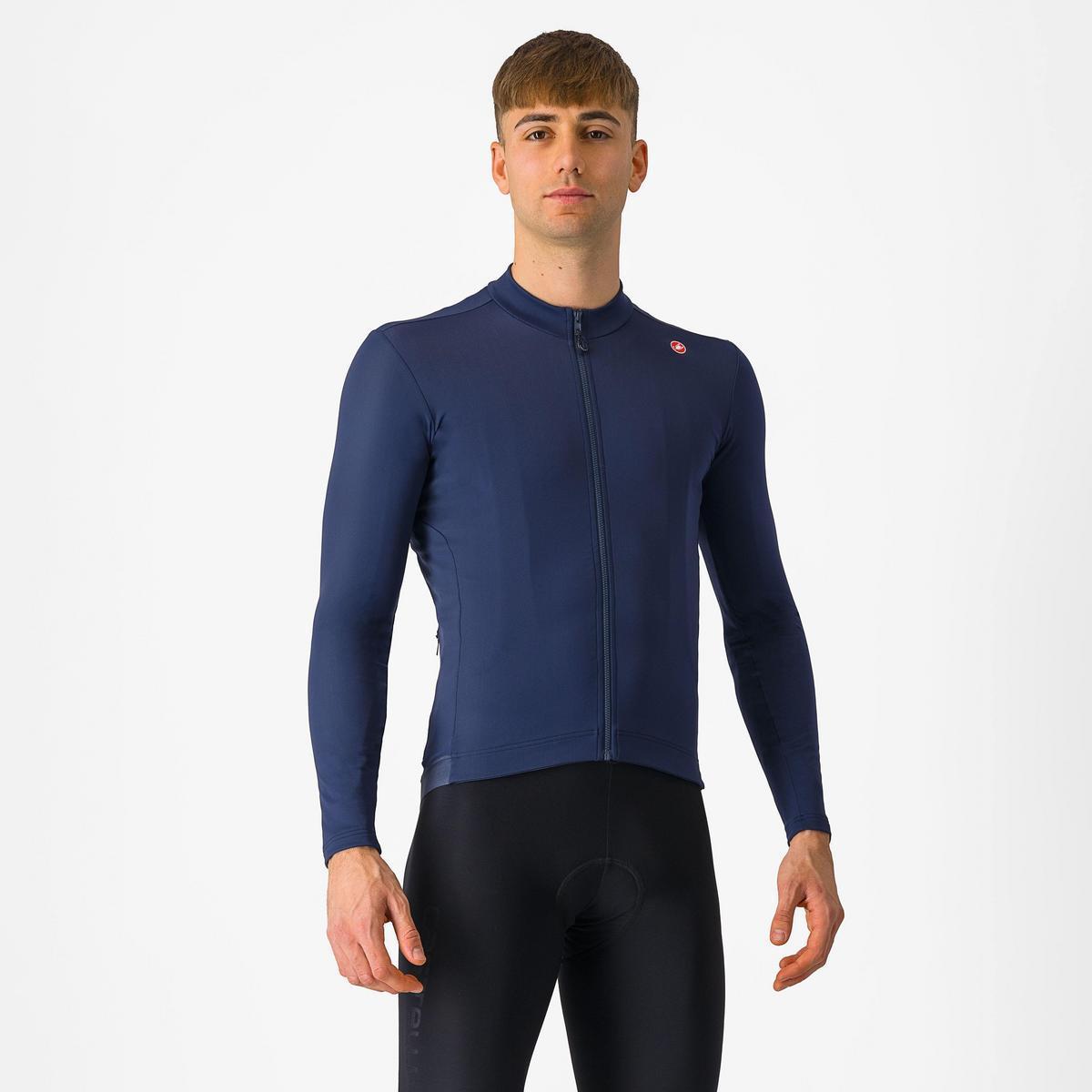 CASTELLI ESPRESSO THERMAL JERSEY BELGIAN BLUE