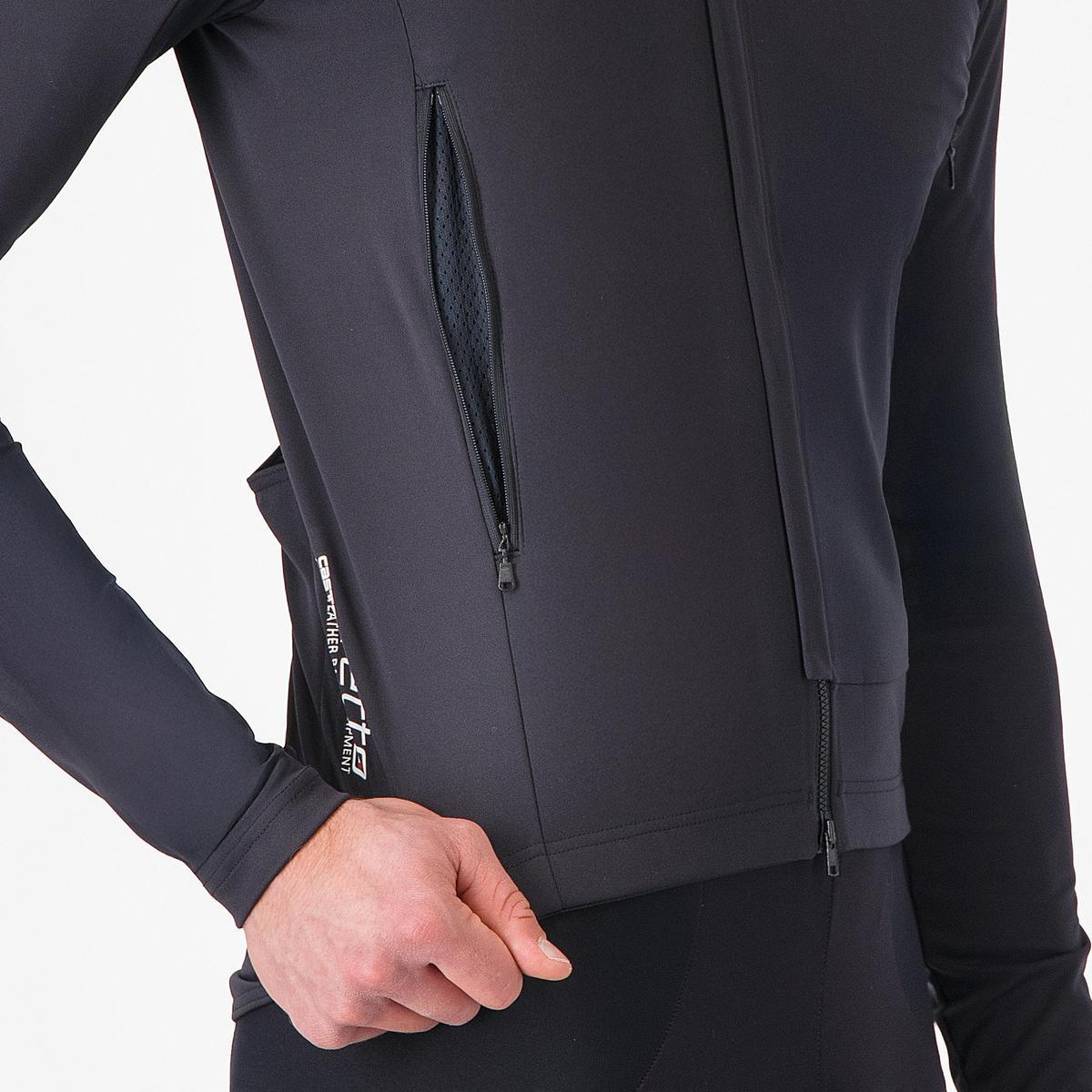 CASTELLI PERFETTO RoS 3 JACKET LIGHT BLACK/SILVER REFLEX