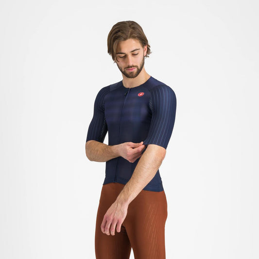 CASTELLI AERO RACE 8S JERSEY BELGIAN BLUE