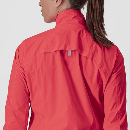 CASTELLI EMERGENCY 2 WOMENS RAIN JACKET BRILLIANT PINK