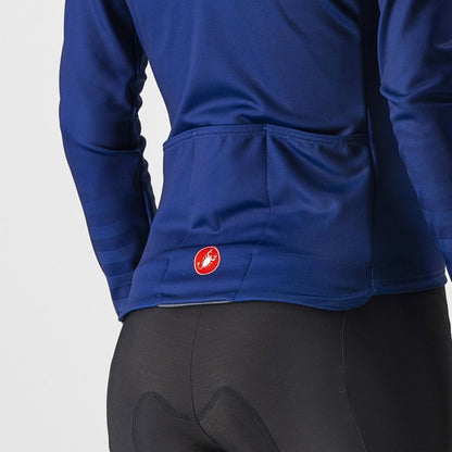 CASTELLI AUTUNNO LS JERSEY SODALITE BLUE/BRILLIANT YELLOW ***SMALL ONLY***