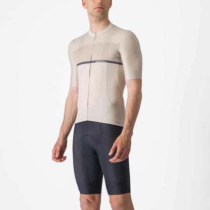 CASTELLI TRADIZIONE JERSEY SILVER MOON/CLAY-TWILIGHT BLUE