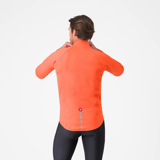 CASTELLI EMERGENCY 3 RAIN JACKET BRILLIANT ORANGE