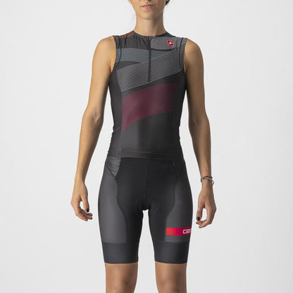 CASTELLI FREE 2 WOMENS TRI SINGLET BLACK