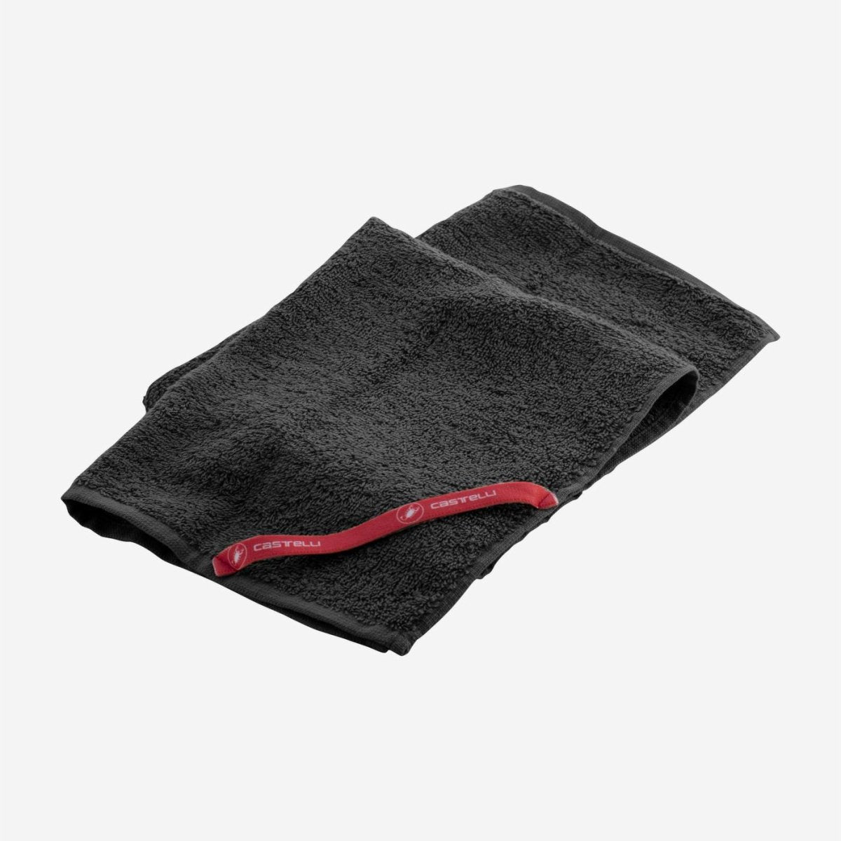 CASTELLI INSIDER TOWEL BLACK/RED