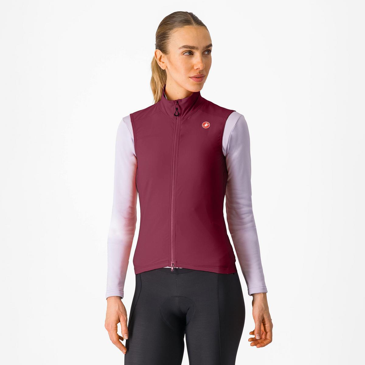 CASTELLI ESPRESSO WOMENS VEST DEEP BORDEAUX