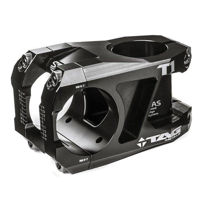 TAG METALS T1 ALUMINIUM STEM 31.8MM BLACK