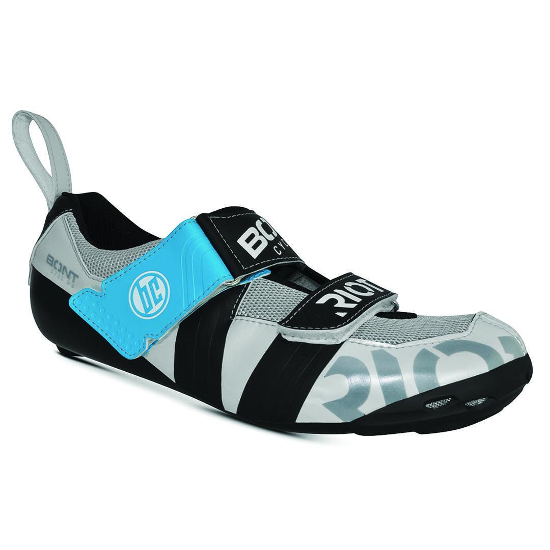 BONT RIOT TR+ PEARL WHITE/BLACK S+D