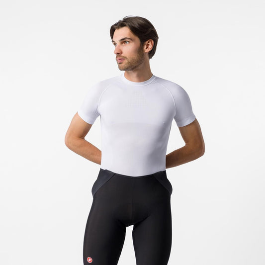 CASTELLI CORE SEAMLESS BASE LAYER SS WHITE