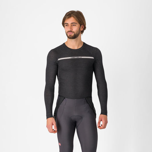 CASTELLI MERINO SEAMLESS BASELAYER BLACK