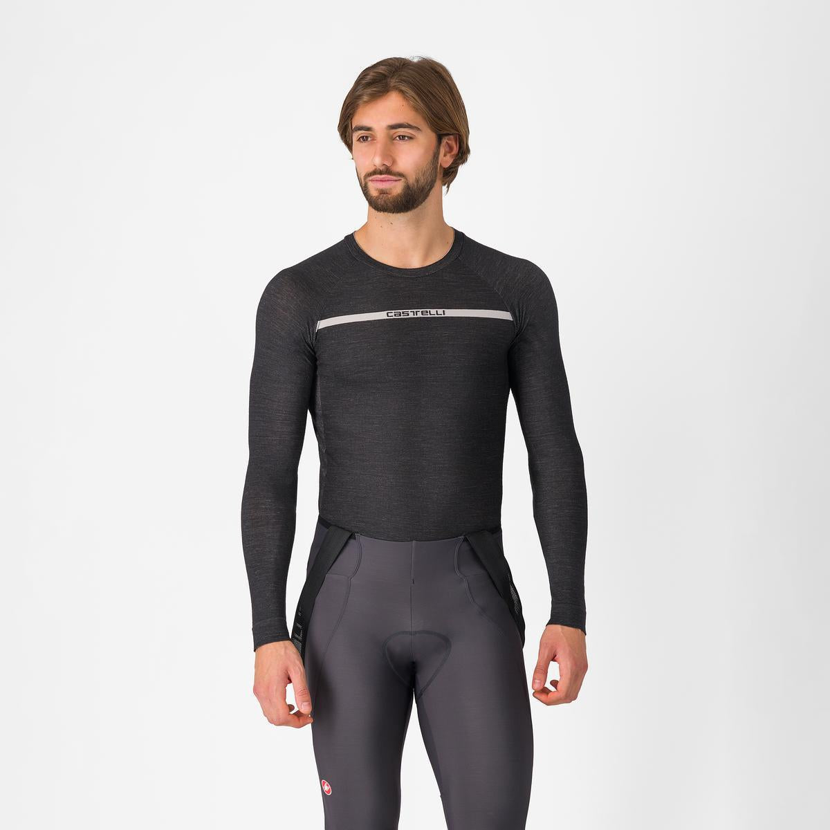 CASTELLI MERINO SEAMLESS BASELAYER BLACK