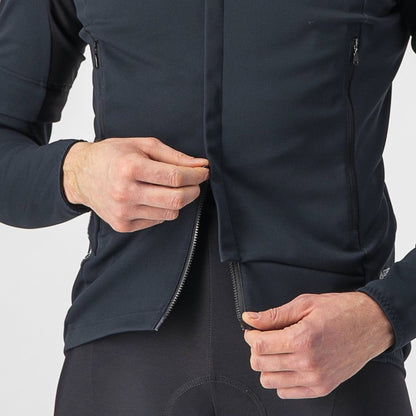 CASTELLI PERFETTO RoS 2 CONVERTIBLE JACKET LIGHT BLACK/BLACK REFLEX