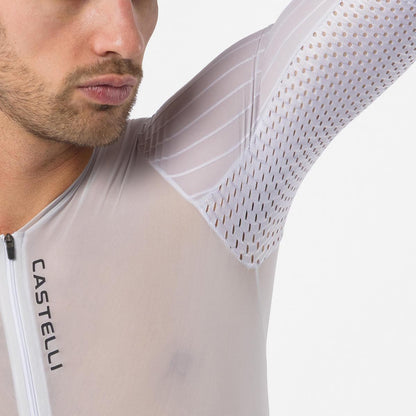 CASTELLI PR 3 SPEED SUIT WHITE/BLACK