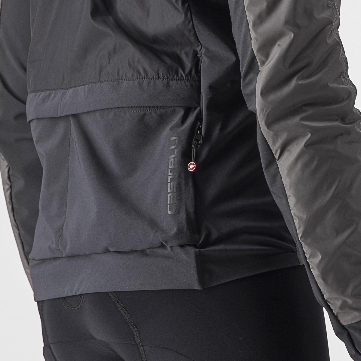 CASTELLI UNLIMITED PUFFY JACKET NICKEL GRAY/DARK GRAY