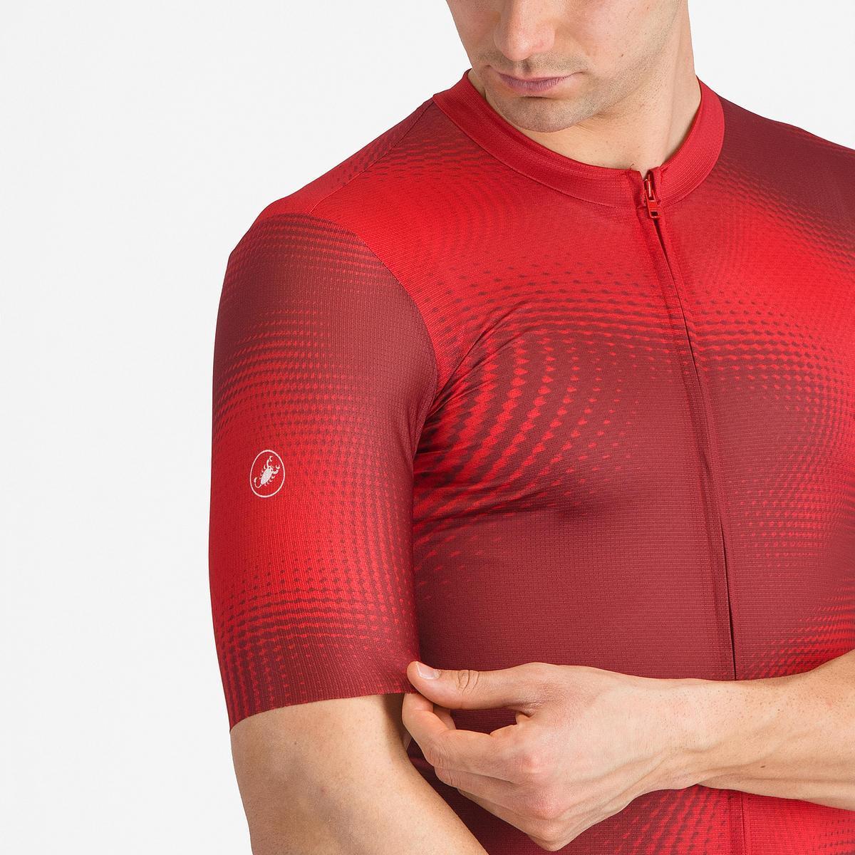 CASTELLI VORTICE JERSEY RED/RICH RED
