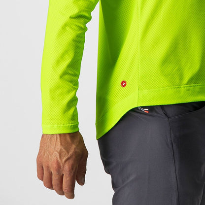 CASTELLI TRAIL TECH LONGSLEEVE TEE ELECTRIC LIME/DARK LIME