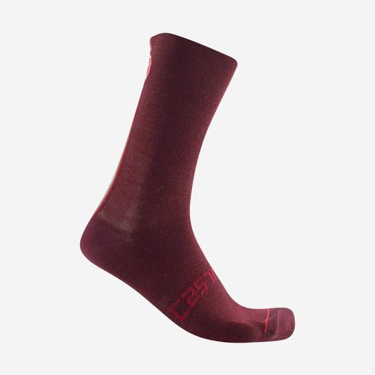 CASTELLI RACING STRIPE 18 SOCK BORDEAUX
