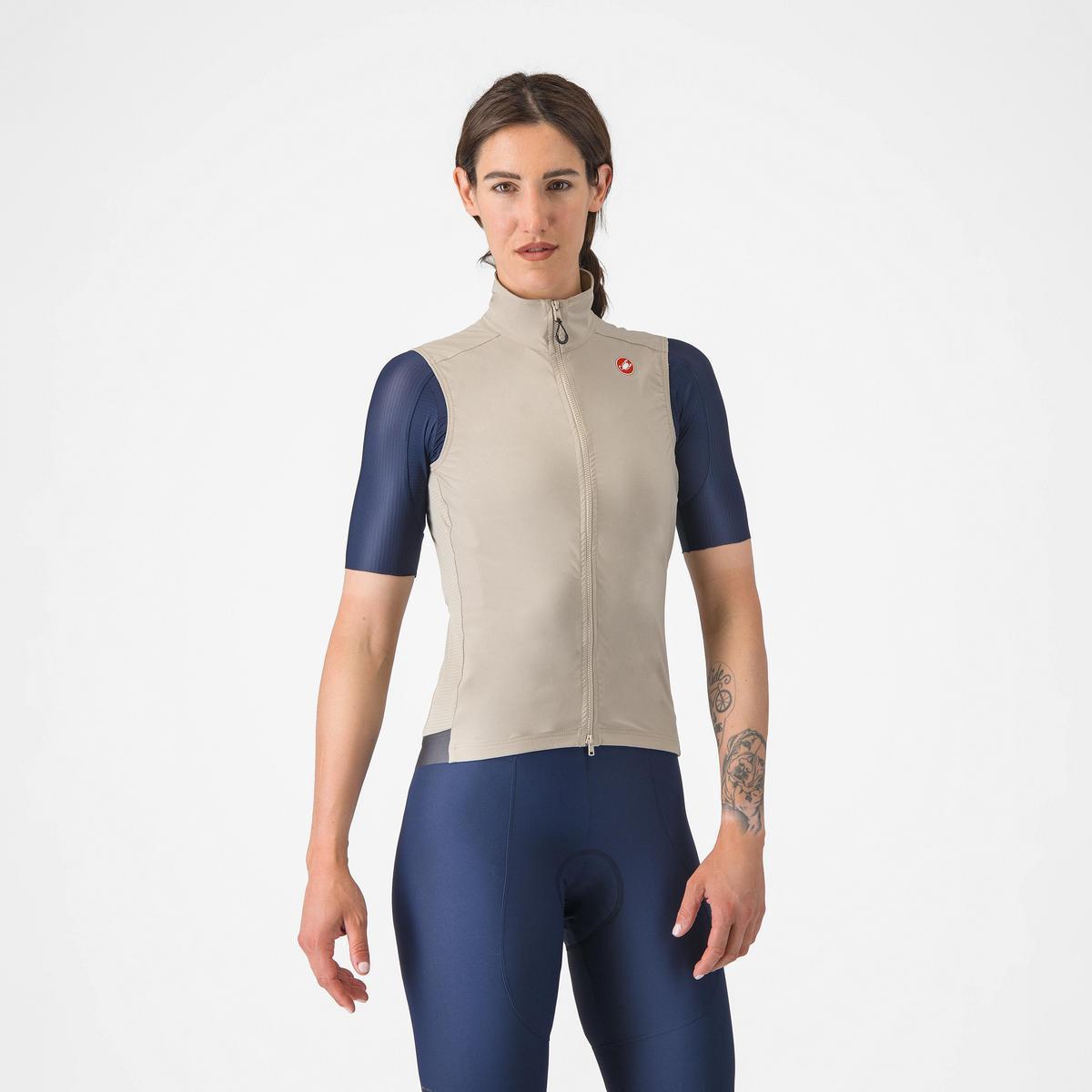 CASTELLI ESPRESSO WOMENS VEST CLAY/DARK GRAY