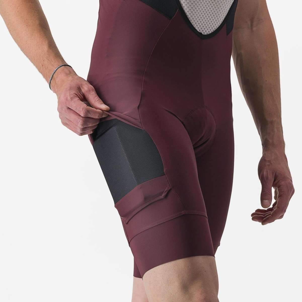 CASTELLI UNLIMITED CARGO BIBSHORT DEEP BORDEAUX