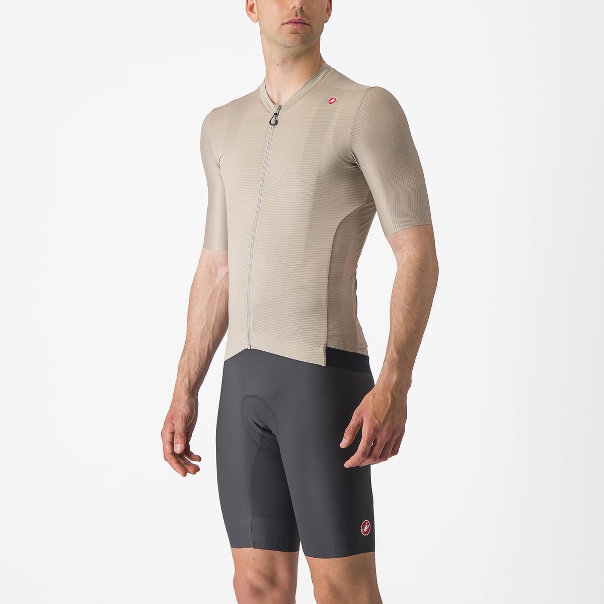 CASTELLI ESPRESSO JERSEY CLAY/BLACK