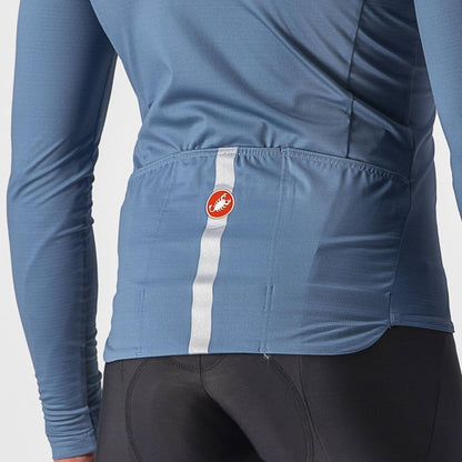 CASTELLI PRO THERMAL MID LS JERSEY STEEL BLUE