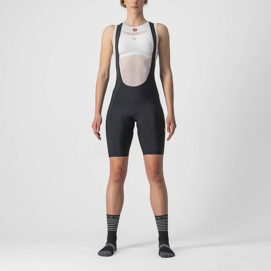 CASTELLI UNLIMITED WOMENS BIBSHORT BLACK