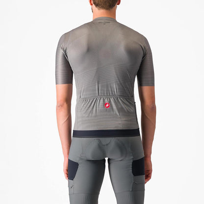 CASTELLI UNLIMITED ENDURANCE JERSEY GUNMETAL GRAY/CLAY