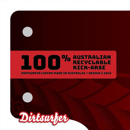 DIRTSURFER MUDGUARD - TIKI RED