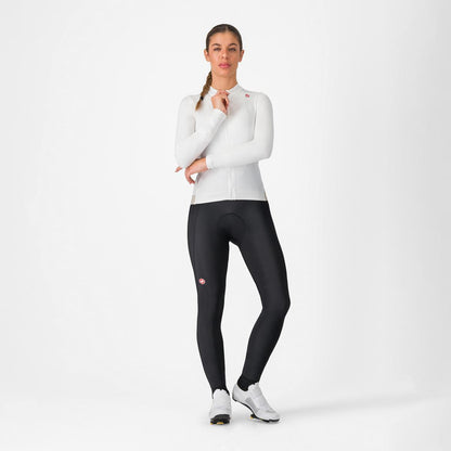 CASTELLI ESPRESSO THERMAL WOMENS JERSEY IVORY/SILVER MOON