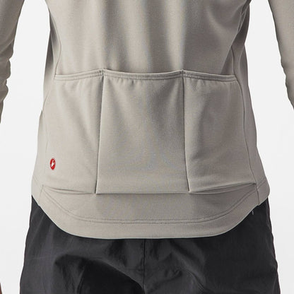 CASTELLI UNLIMITED TRAIL JERSEY TRAVERTINE GRAY/DARK GRAY