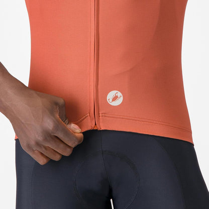CASTELLI ENTRATA APEX JERSEY PAPRIKA/SILVER MOON